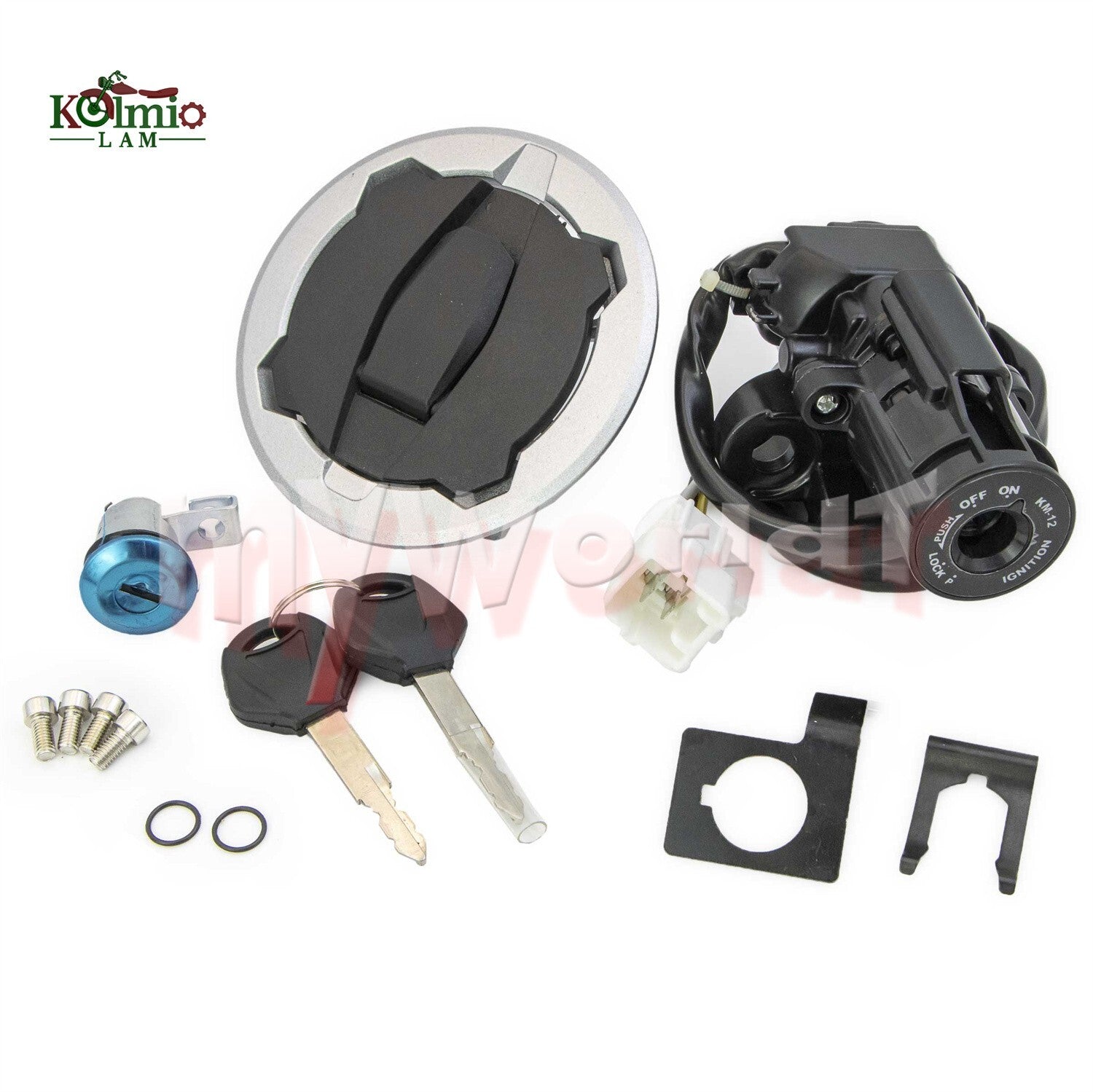 Ignition Switch Gas Cap for Seat Lock Set Fit For Z650 NINJA650 EX650 ER6F 2017-2023