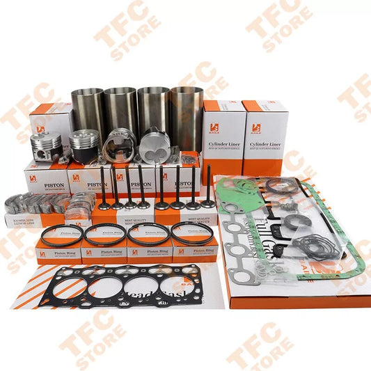 4LE1 for Isuzu Engine Overhaul Rebuild Kit + Piston + Liner + Gasket kit/Bearing