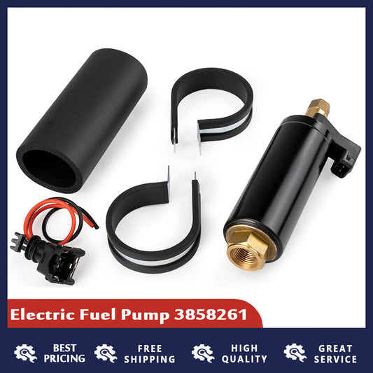 12V fuel pump suitable for Mercurier OMC, suitable for Volvo Penta 4.3L, 5.0L, and 5.7L engines. (L/L: 3857650, 3858261)