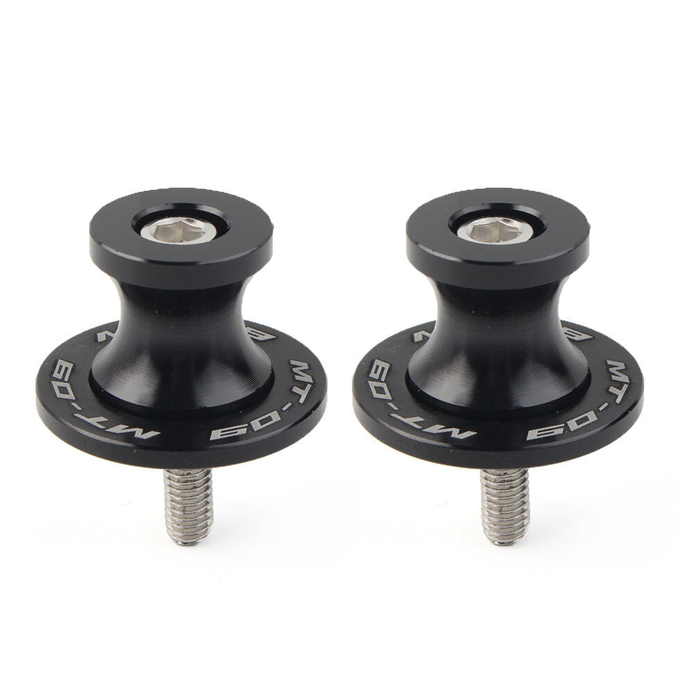 6MM CNC Schwingenspulen Slider f¨¹r for YAMAHA MT-09 FZ09 2013-2022 Motorrad Schwarz