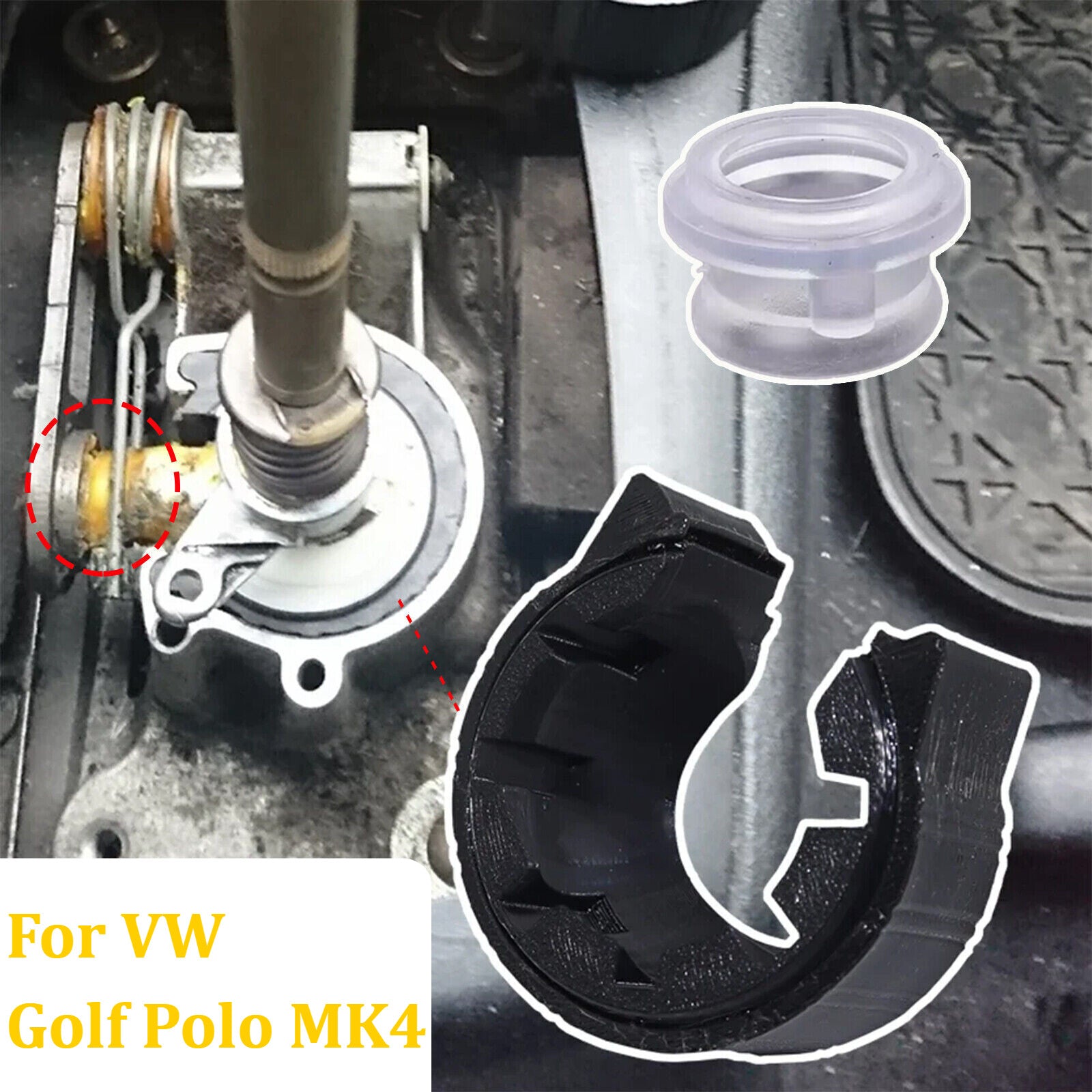 for VW for Golf Polo MK4 for SEAT Ibiza Gear Linkage Selector Bush Shifter Bearing Shell