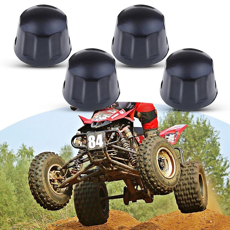 4 Pcs Motorcycle wheel hub DUST AXLE NUTS COVERS CAPS 50cc-125cc ATV 42mm/1.65