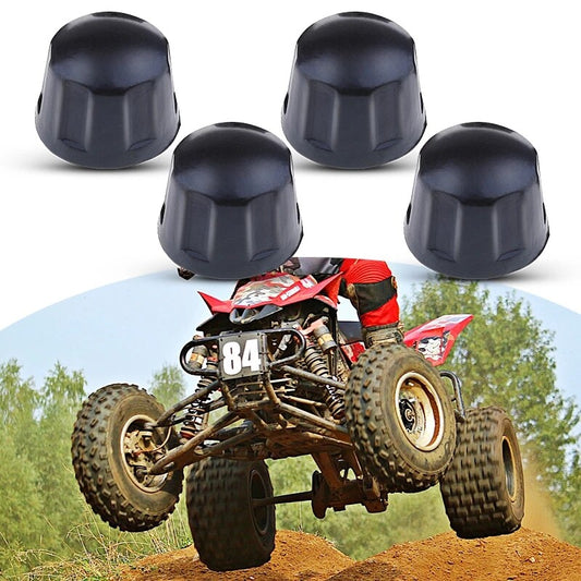 4 Pcs Motorcycle wheel hub DUST AXLE NUTS COVERS CAPS 50cc-125cc ATV 42mm/1.65