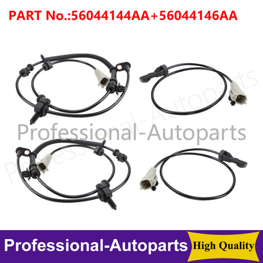 Set 4 ABS Speed Sensor Front & Rear Fit for Jeep Grand Cherokee 2005-2010