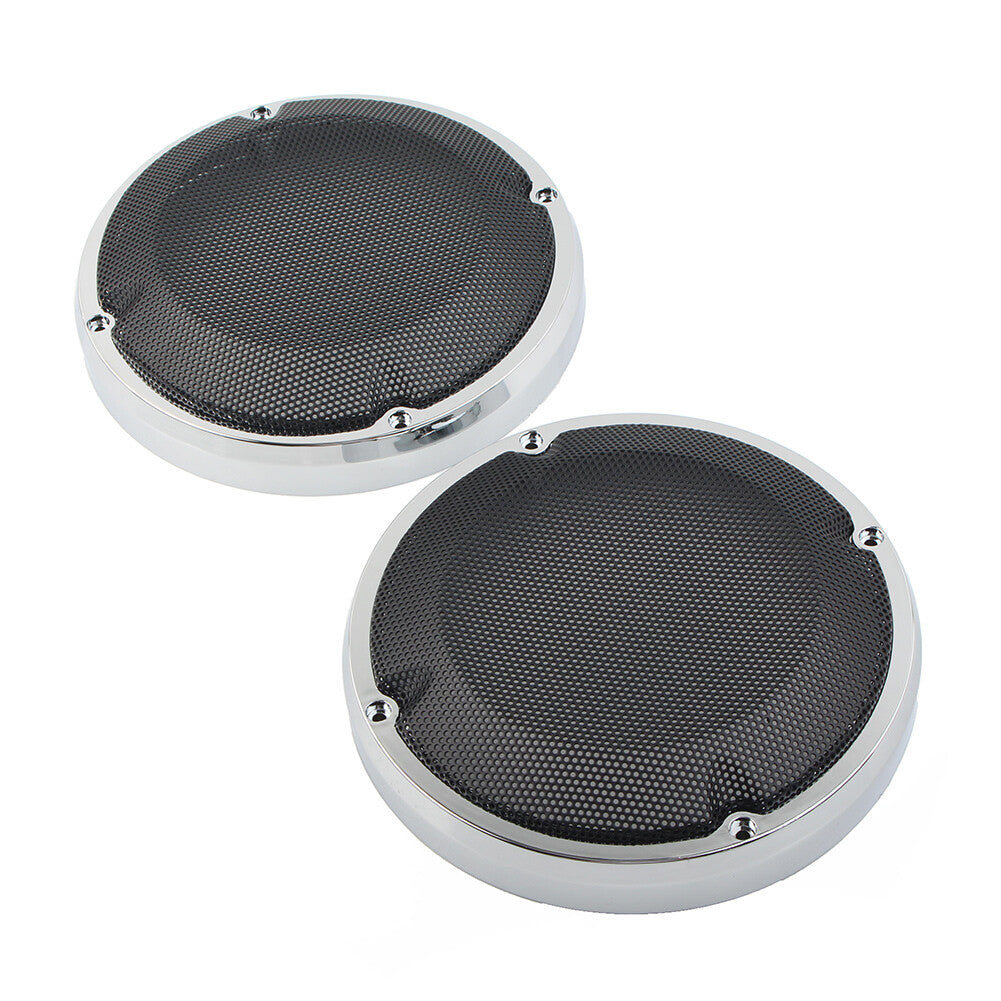 Saddlebag Lid Speaker Grill Mesh Cover for Harley Touring Electra Glibe 1983-20