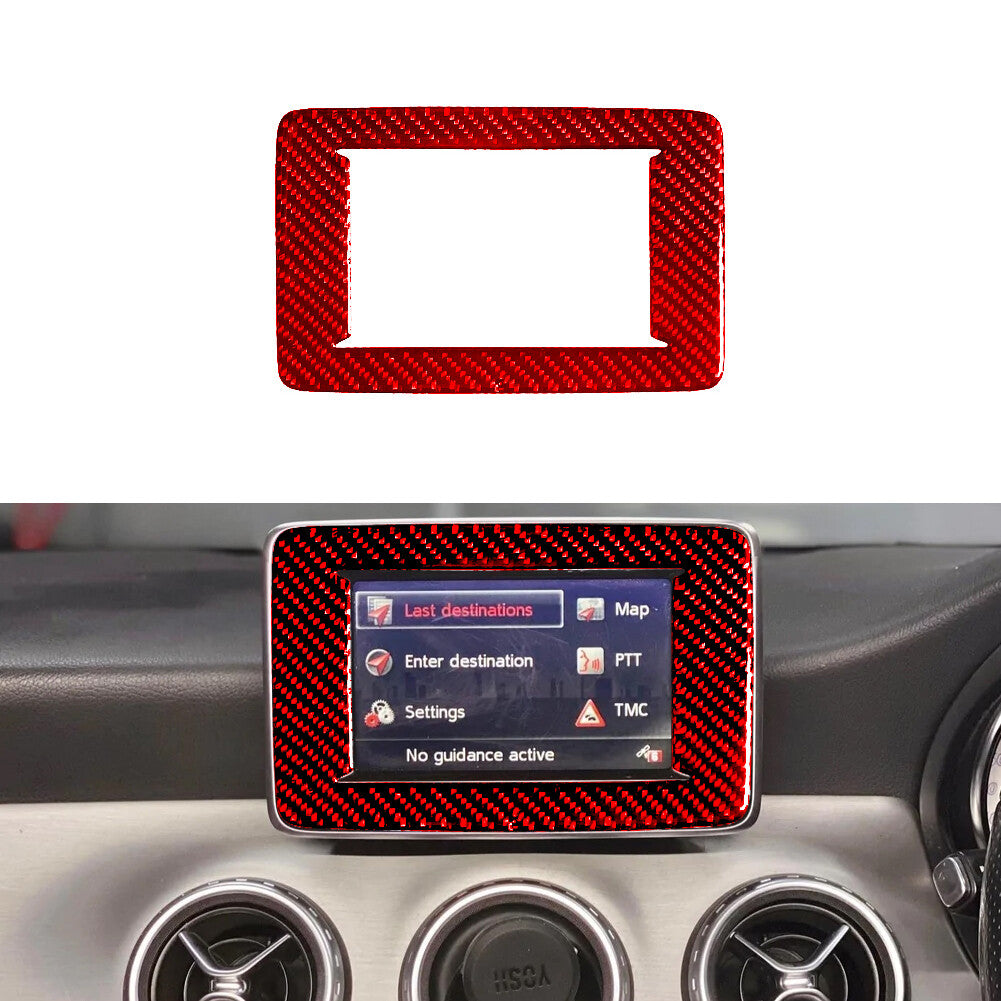 Red HUD Display Trim Cover Typa-A for Mercedes Benz CLA 2014-2018/GLA 2015-2018