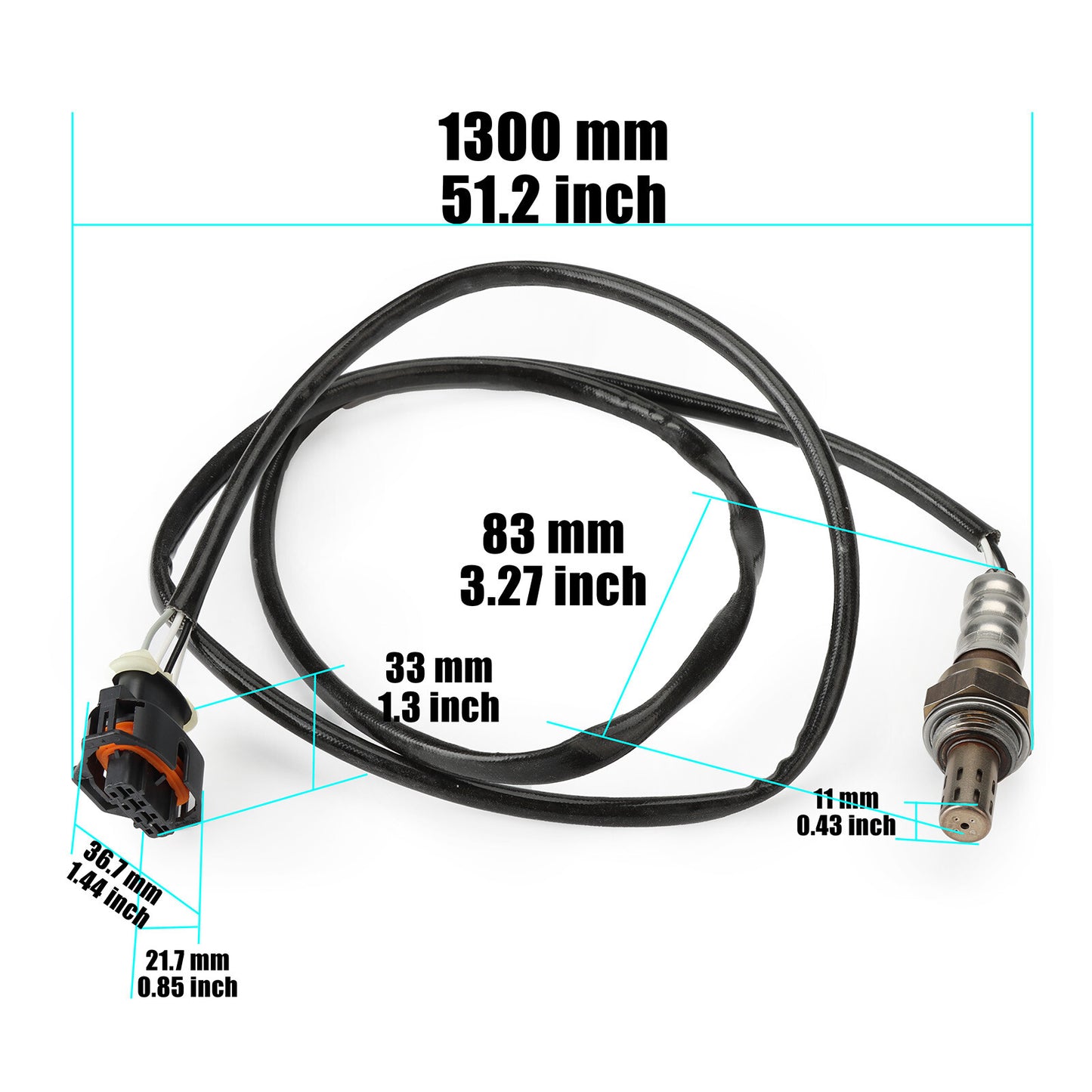 Brand new black oxygen sensor pack for 1999-2003 1.4L and 1.6L models. (Item number: 12567680) v
