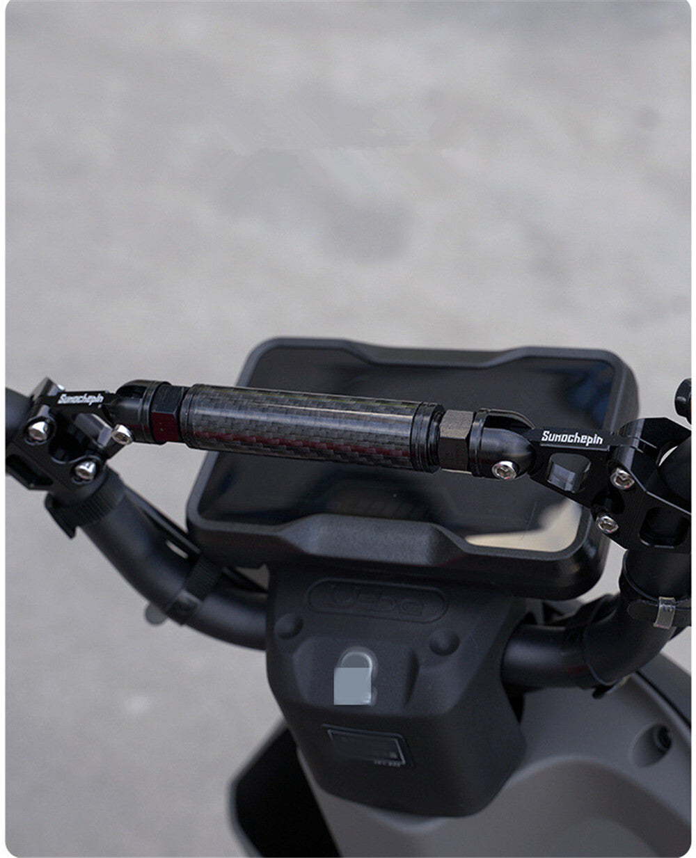 7/8 22mm Motorcycle Handlebar Cross Bar Balance Adjustable Aluminum ATV Bike Q