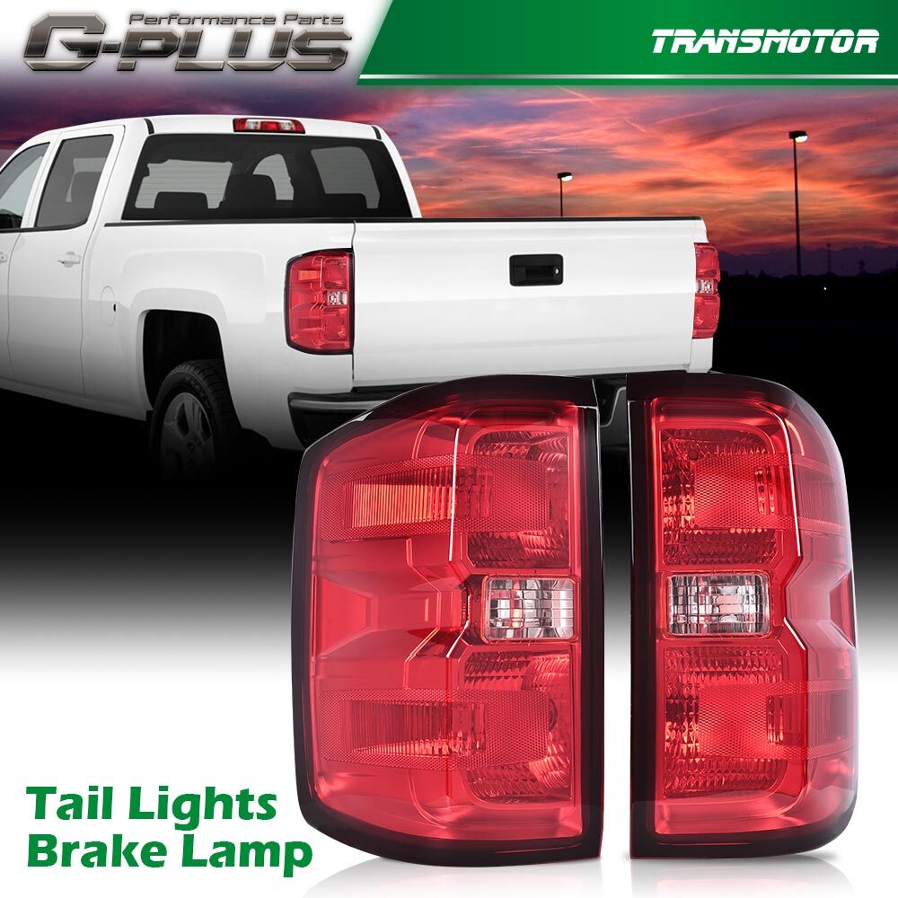Paired taillight brake lights are suitable for Silverado 1500 2500 HD 3500 HD 2014-2018- v