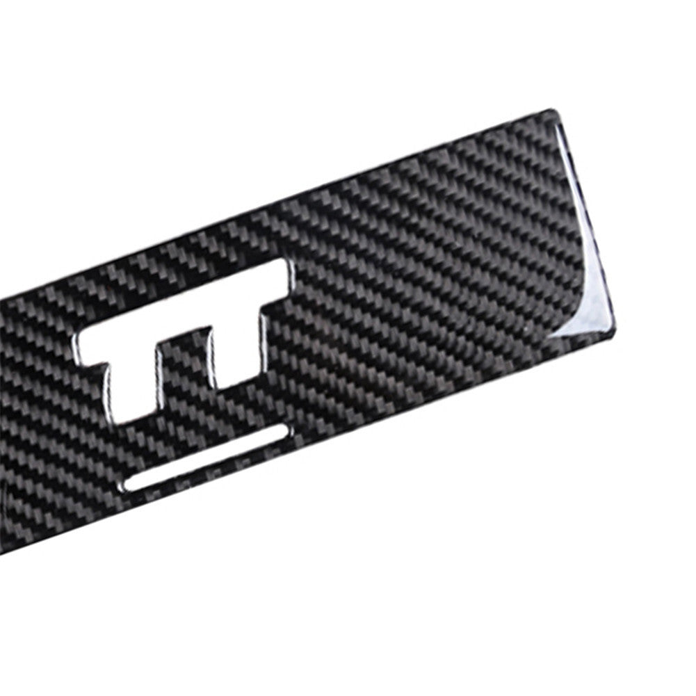 Gear Shifter Frame Trim Panel Interior Carbon Fiber for Acura TSX 2003-2008 Red v