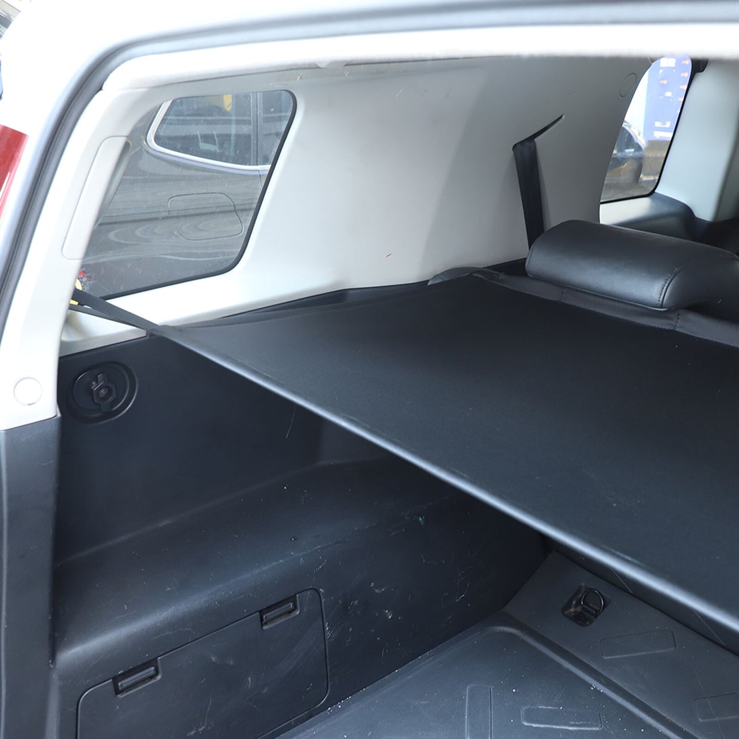 Trunk safety cargo sunshade cover suitable for FJ 2007-2014, black. n