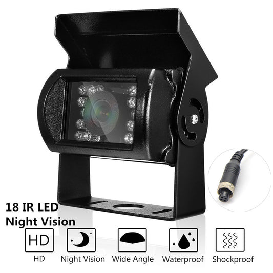 Night Car Truck Rear View Reverse Backup CCTV HD Camera Waterproof 18 LED