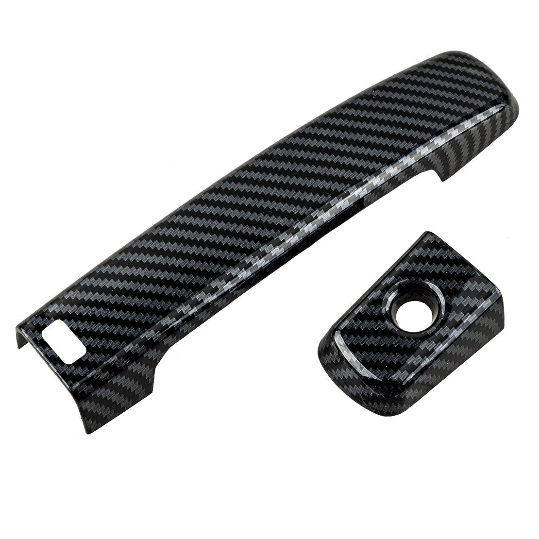 4Pcs Carbon Fiber Style for Smart Side Door Handle Frame Fit for Nissan Altima 08-13