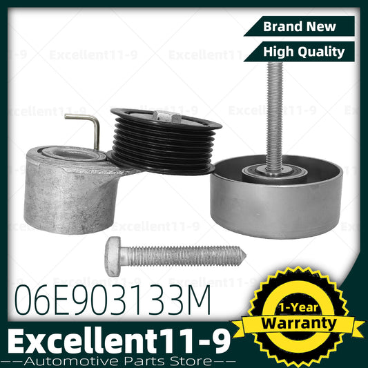 Belt tensioner and belt idler 06E903341H suitable for Touareg, for Audi A5, A6, A7 06E903133H- n