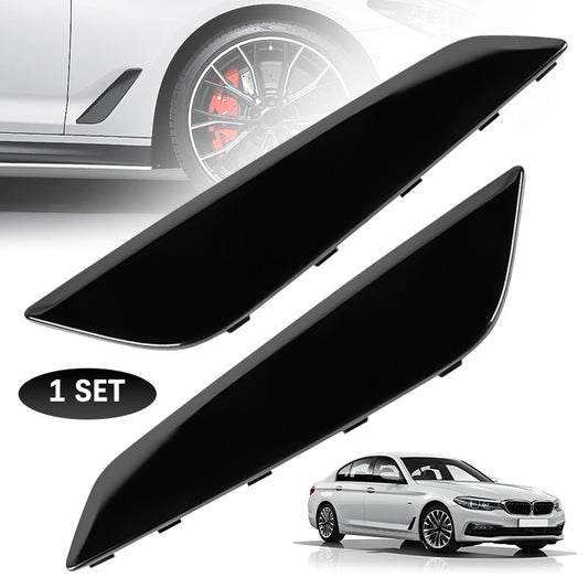 2X Left  Right Side Fender Duct Trim Black For 2017-2020 for BMW G30 5 Series NEW