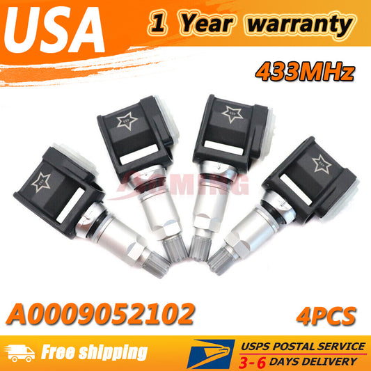 4x Tire Pressure Sensor TPMS A0009052102 for Mercedes-Benz W213 E-class Sprinter