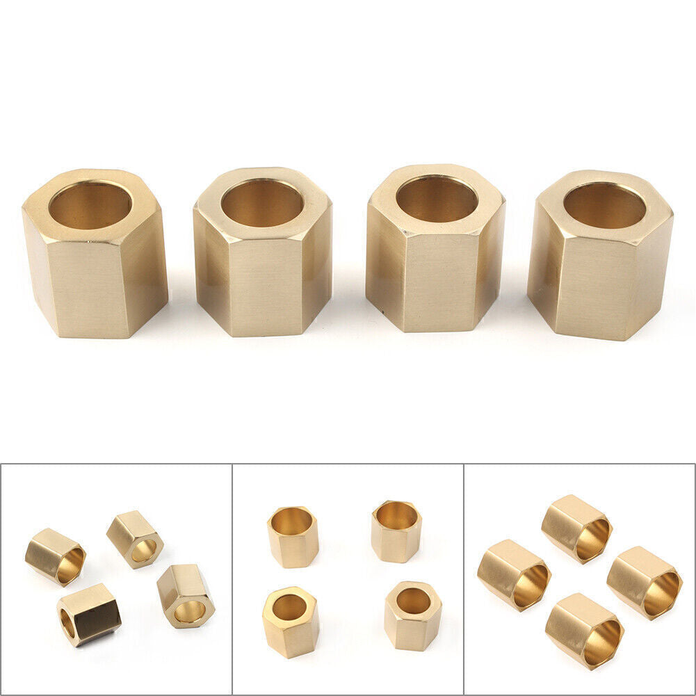 4X Pushrod Cover Cup Set Brass Tube for Harley Sportster Ironhead Super Glide FL Q