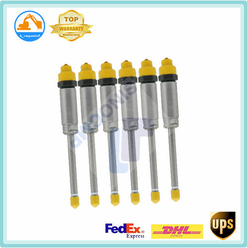 6 Pencil Nozzles Fuel Injector Diesel for CAT 4W7018 3406B 3408 3406 Engine