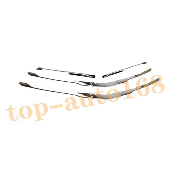 Steel Chrome Front Bumper Grill Strip Cover Trim 4pcs for Cadillac XT5 2017-19
