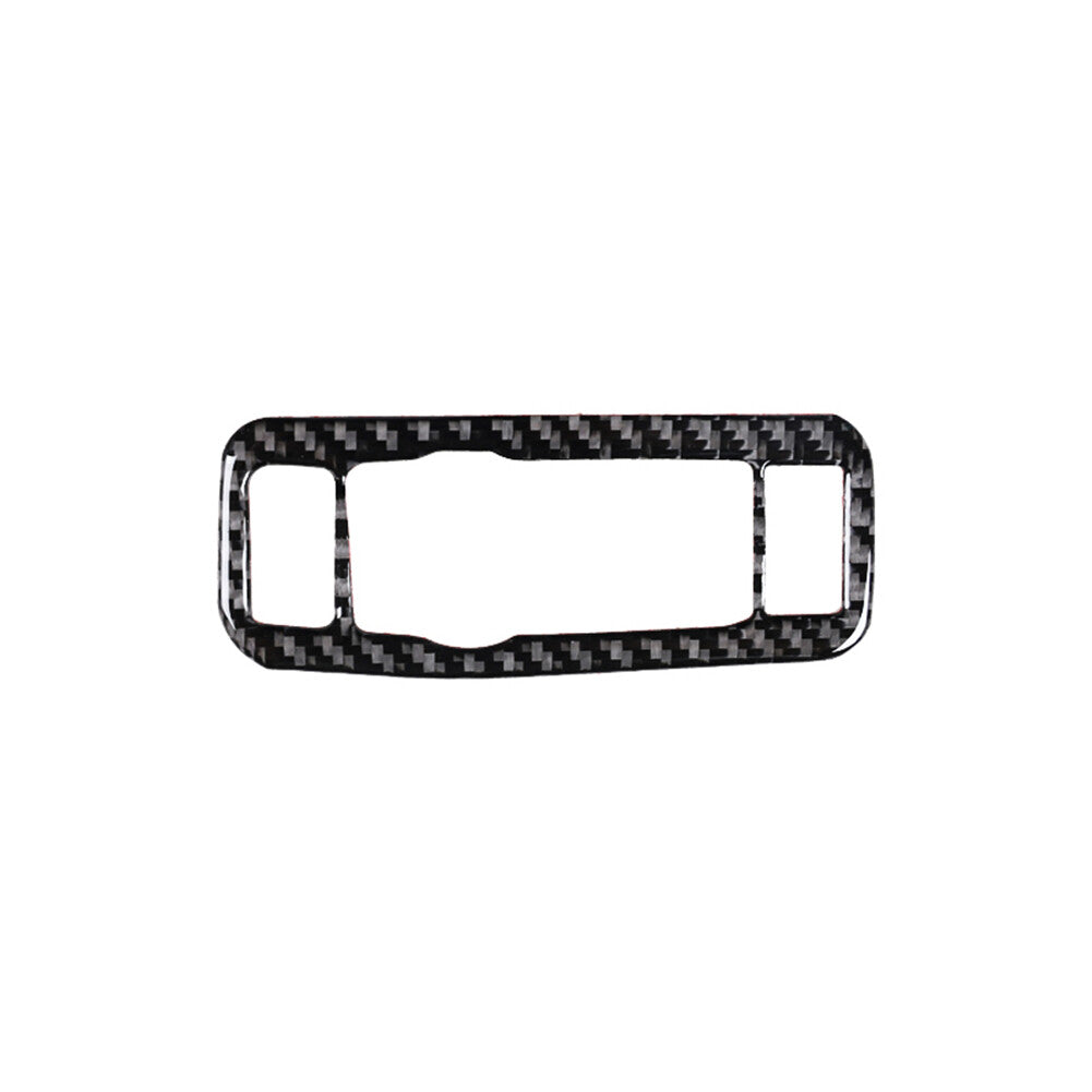 Carbon Fiber Headlight Control Panel Trim Cover for Ford for Mustang Mach-E 2021-22