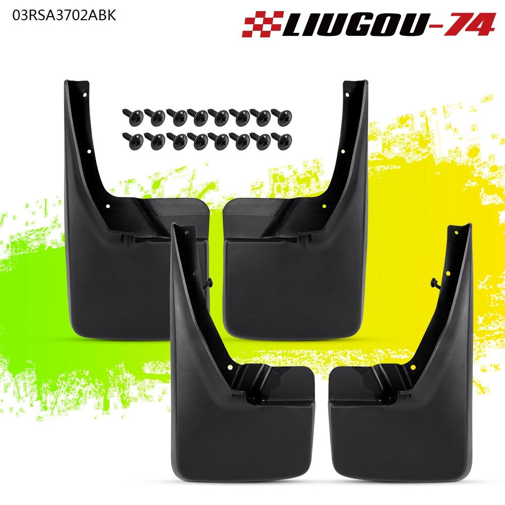 Suitable for 2009-2018 for Dodge for Ram 1500 2500 3500 front and rear mudguards and splash guards. Q