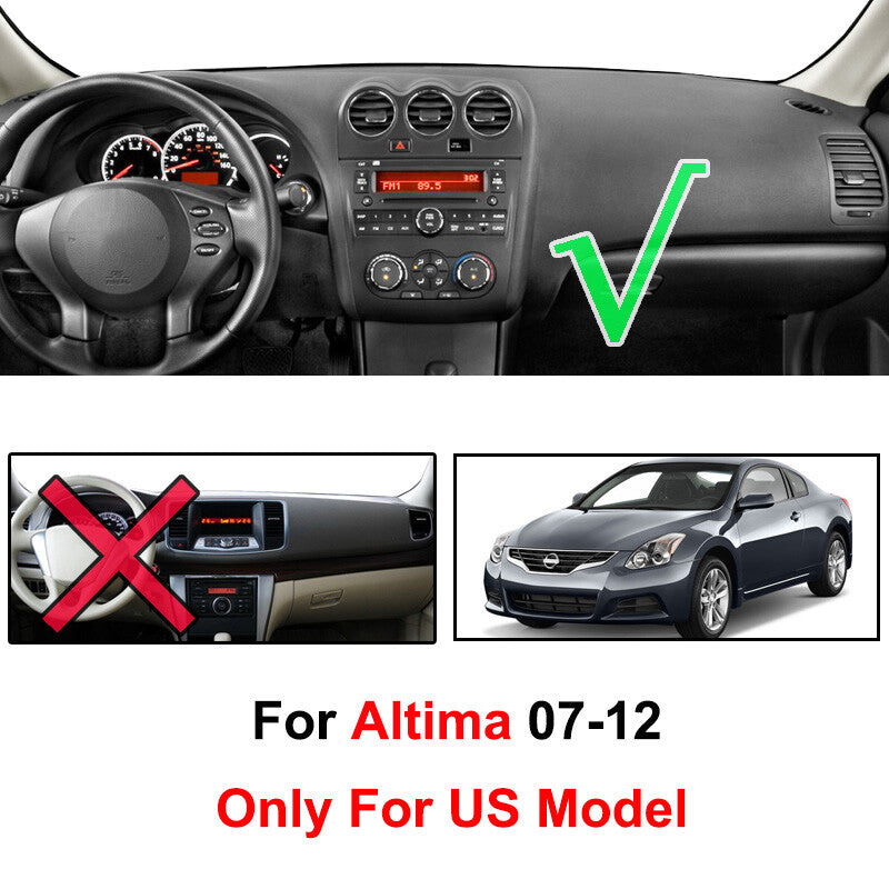 Fits for NISSAN ALTIMA 2007- 2012 2008 2009 DASH COVER MAT DASHBOARD PAD / BLACK