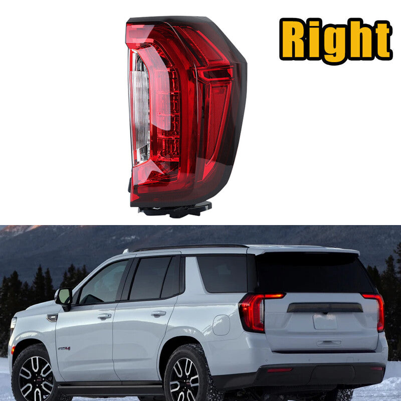 Right Passenger Side Rear Brake Tail Light Lamp for GMC for Yukon 2021-2024 LED 1PCS