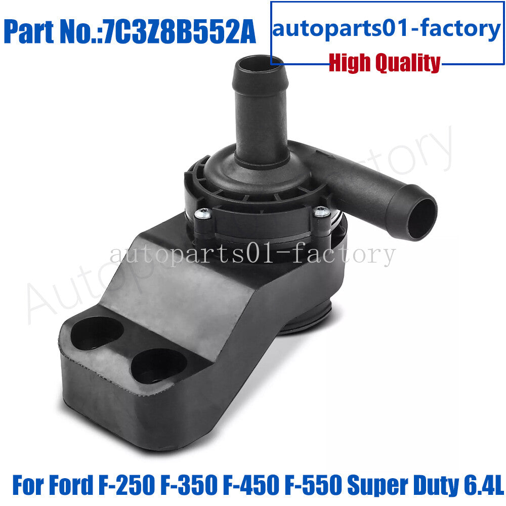 Auxiliary Water Pump Water Pump W/Bracket for Ford F-250 Super Duty 08-10 F-350