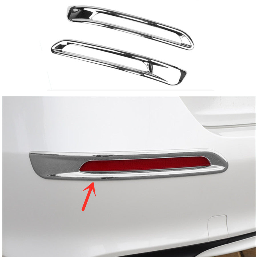 Chrome Rear Fog Light Lamp Frame Reflector Cover for Honda for Civic Sedan 2022-2023