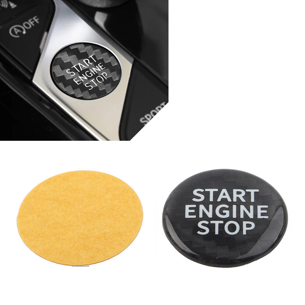 Engine Start Stop Button Cover for BMW G20 G14 G15 G29 G05 G06 G07 2019-21 Black