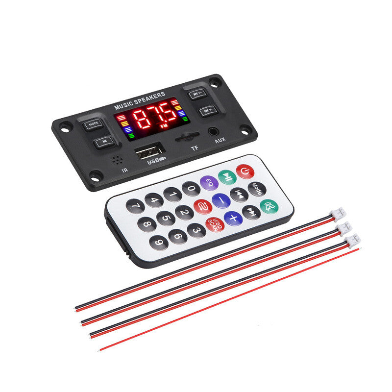 Auto FM Radio Module Bluetooth Speaker MP3 Decoder Board USB TF FM Music Player v