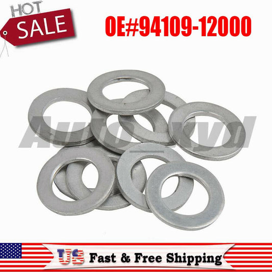 New 94109-12000 12MM Oil Drain Plug Crush Washers for Honda Accord Odyssey CR-V Q
