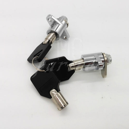 Preminum Hard Black Saddle Bags Lock  Keys Set for Harley Road Glide King Q
