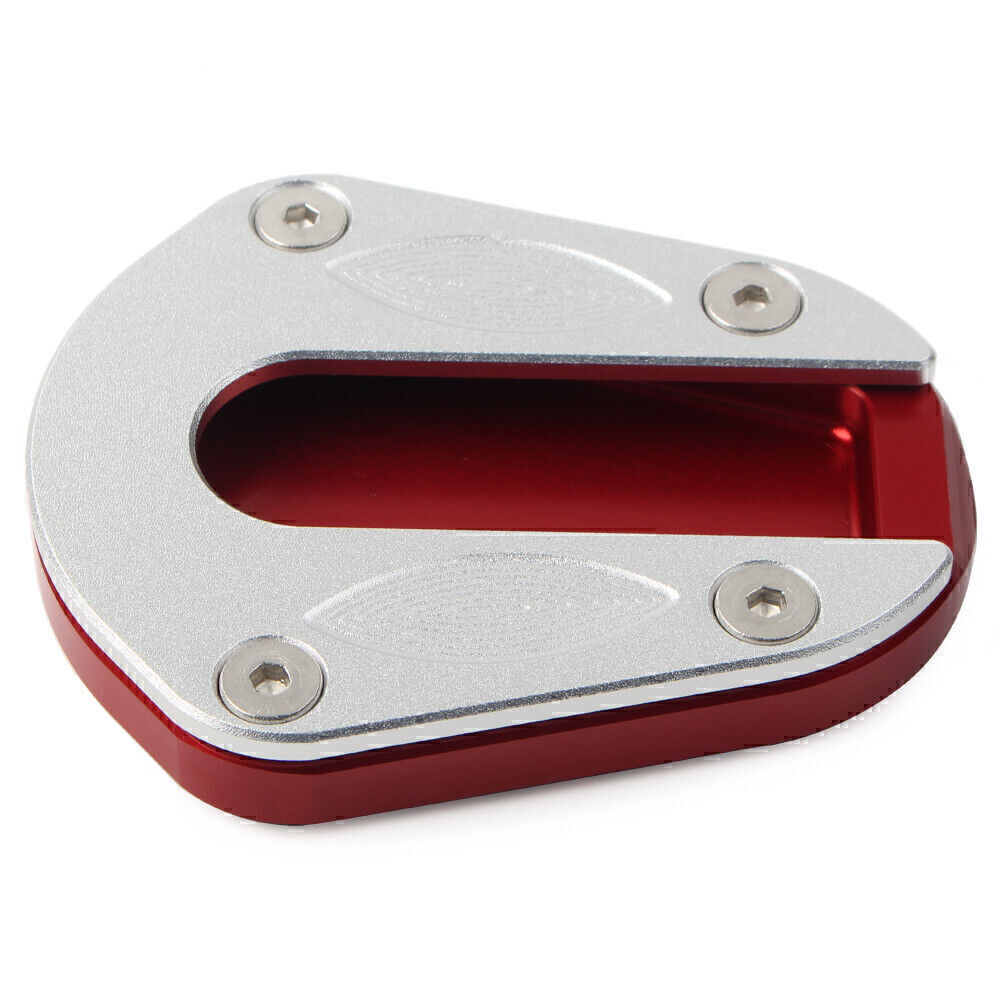 Support Foot Side Stand Enlarger Plate Kickstand Pad For BENELLI TRK 502 Red Q