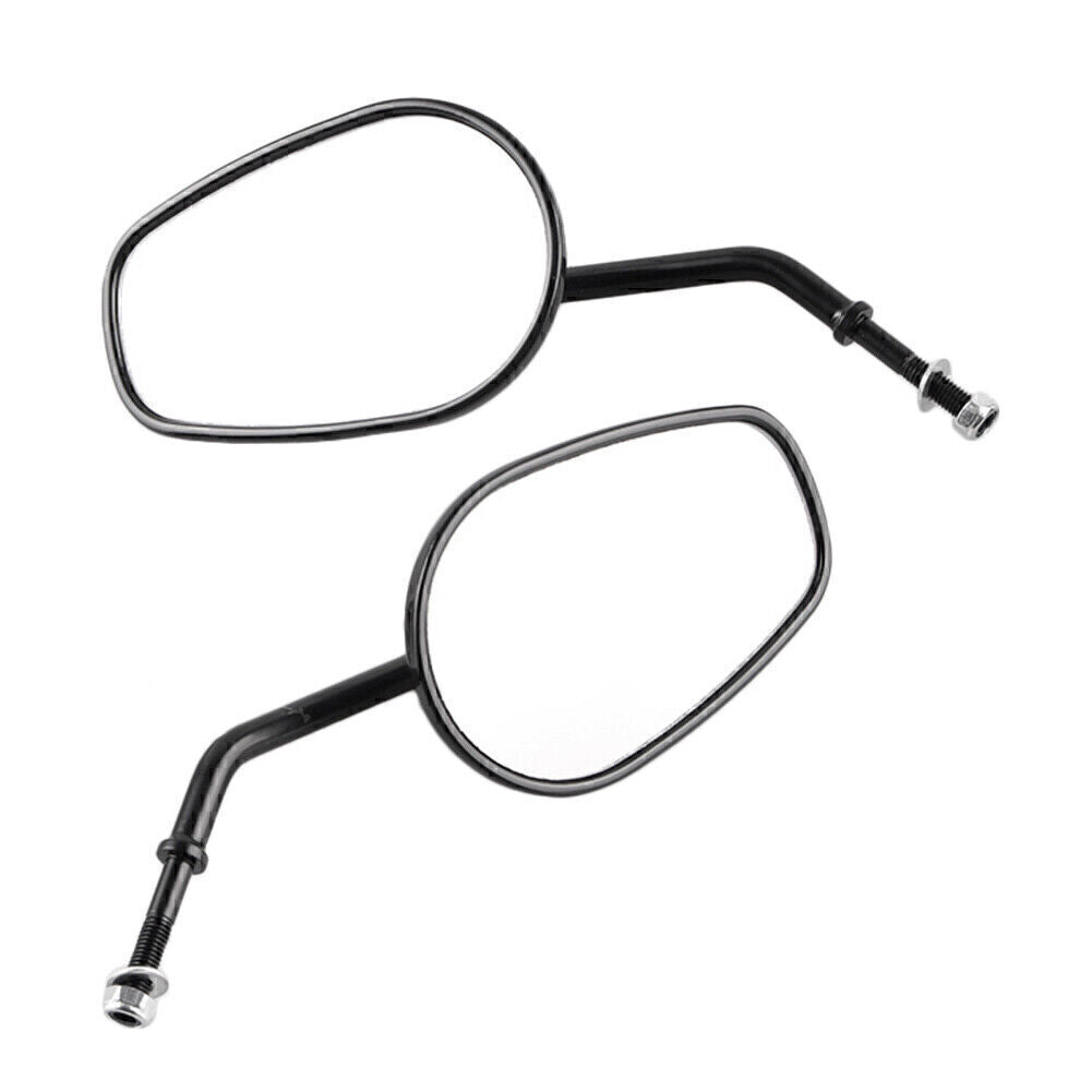 Rearview Wing Side Mirrors Fit for Harley motor Fat Boy Dyna Street Q