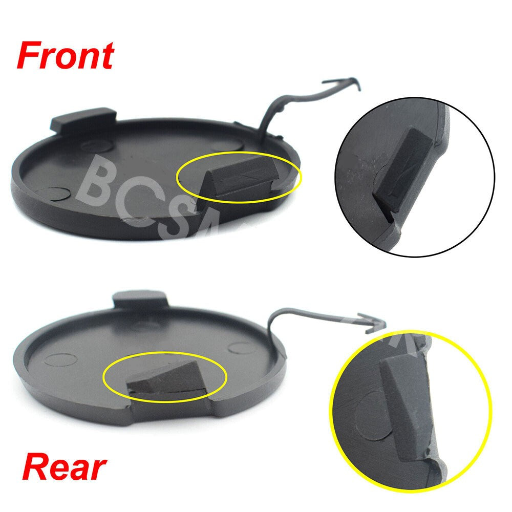 Car Bumper Tow Hook Cover Eye Towing Cap Fit for Mitsubishi Lancer 2008-2016 Q