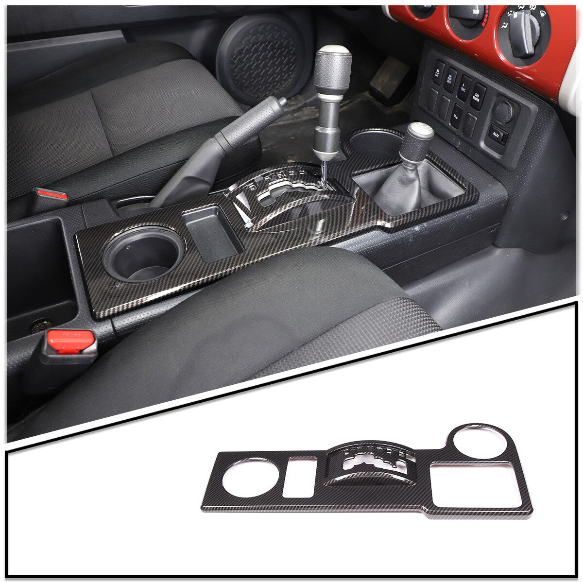 8-Piece Matte Black ABS Interior Door Handle Cover Trim for Maverick 2022+- v