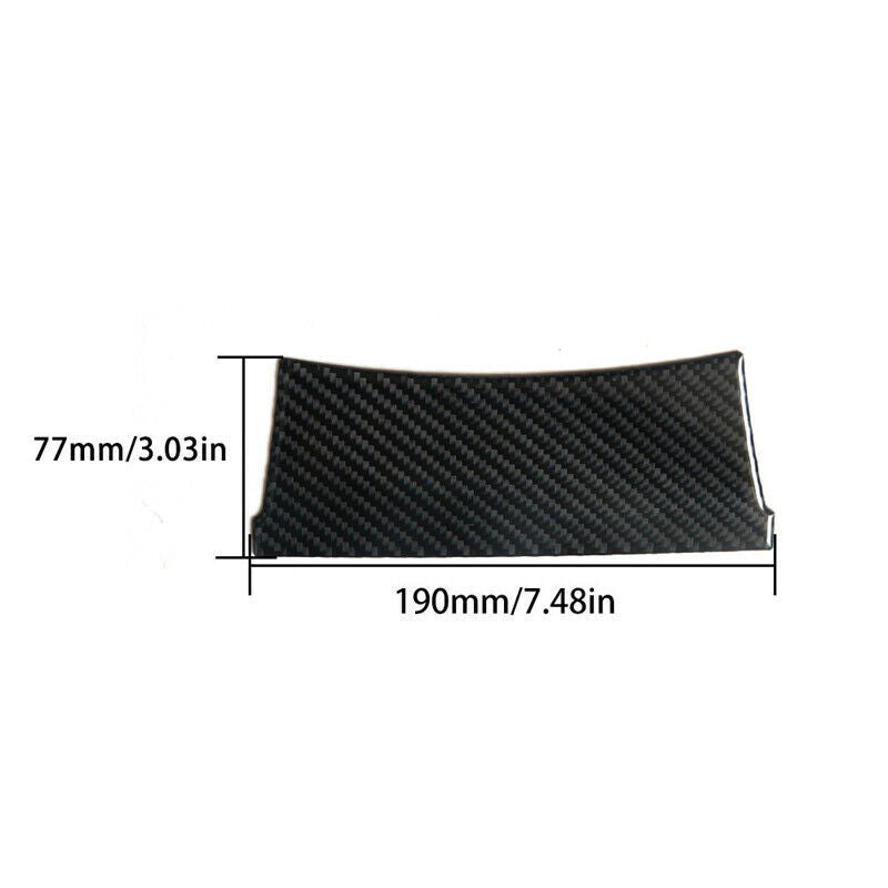 Carbon Fiber Interior Under Storage Box Cover Trim for Toyota for Camry