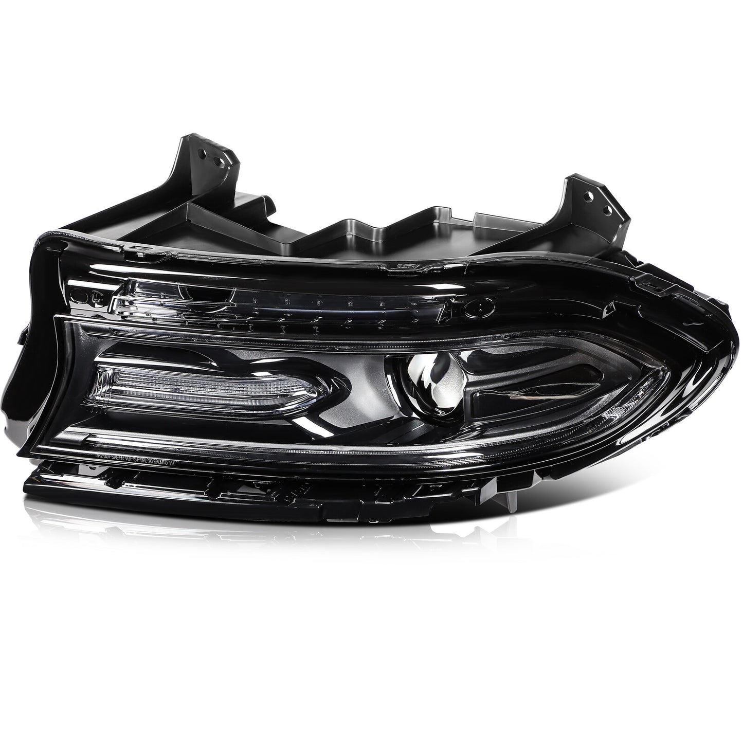 UNIVERSAL For 25mm/1 Diameter Handlebar Rearview Side Mirror 360 Adjustable E