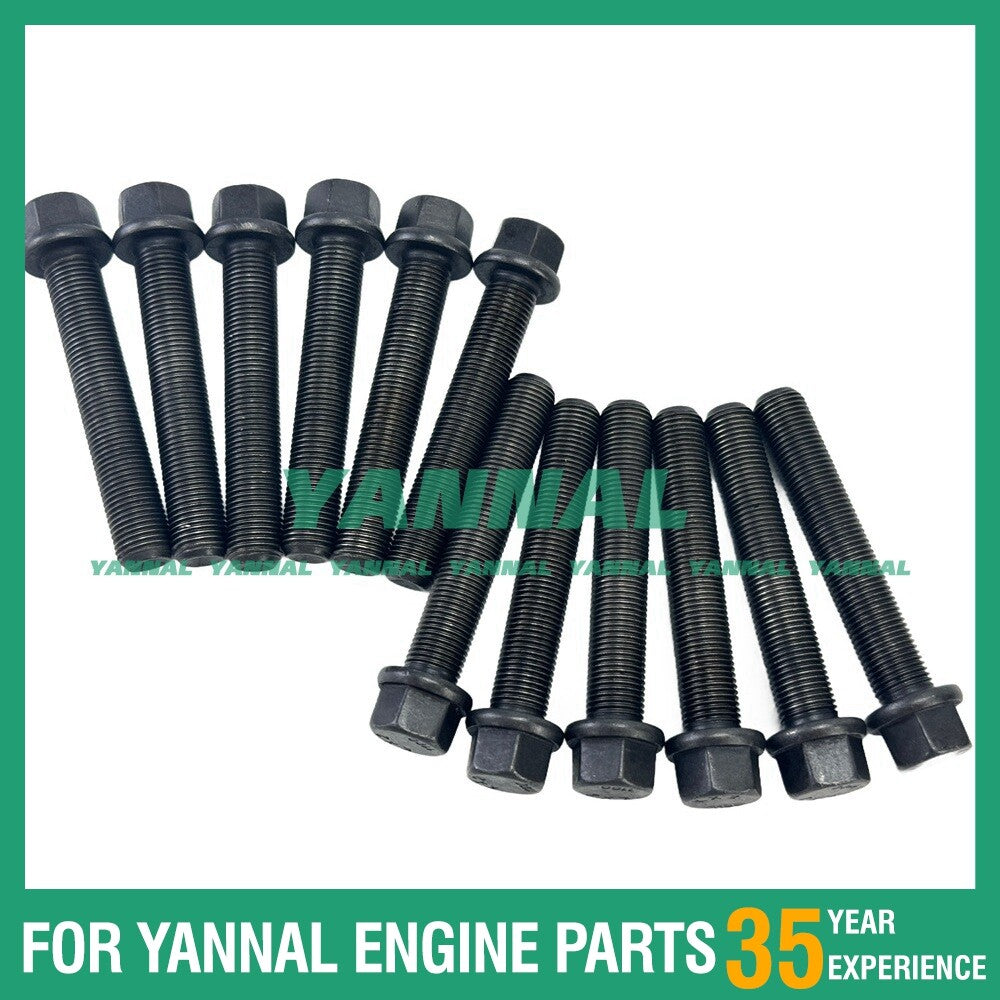 Compatible with for Volvo D6D connecting rod screws, complete set of engine diesel parts for .
