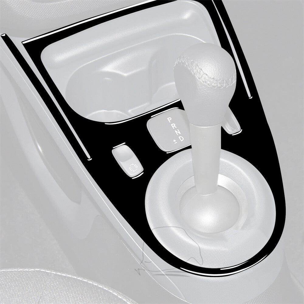 Gloss Black Central Control Gear Shift Panel Cover for Mercedes-Benz for Smart 2016+