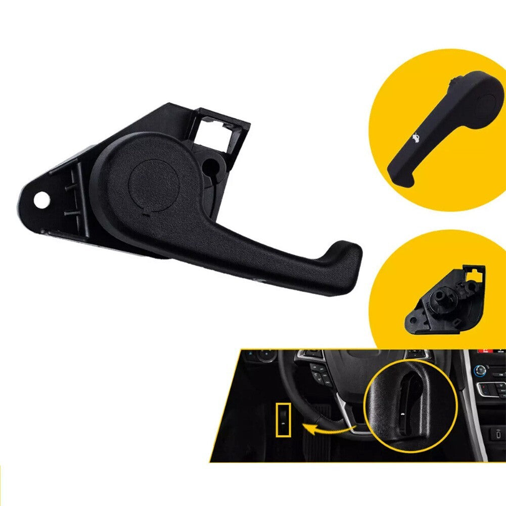 Car Auto Hood Latch Release Pull Handle 2013-2017 For Fusion MKZ Black v