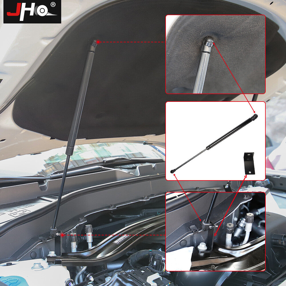 2x Front Hood Hydraulic Rod Lift Support Strut for Ford Explorer 2020-2023