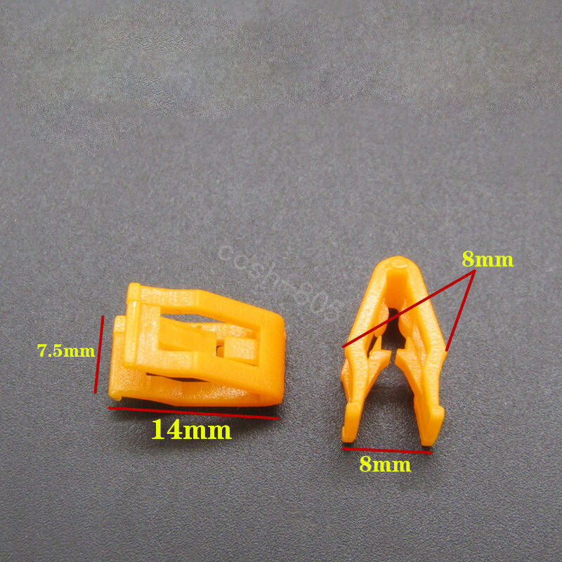 10 Pcs Car Center Console Radio Dash Panel Switch Bezel Clips Universal Q