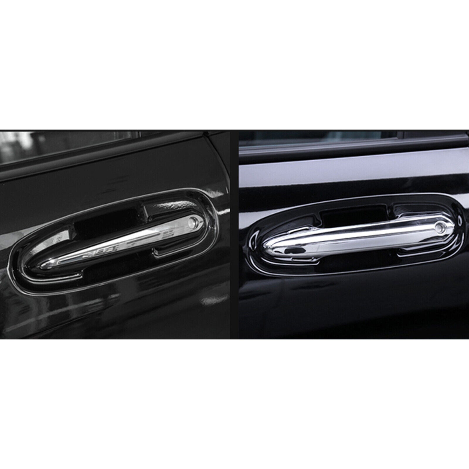 Chrome 4pcs Exterior Door Handle molding Cover Trim for Toyota for Sienna 2021-2023