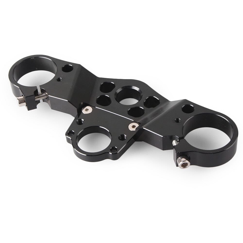 Front Triple Tree End Upper Top Clamp Fits 2005-06 for Honda CBR 600RR F5 Black CNC