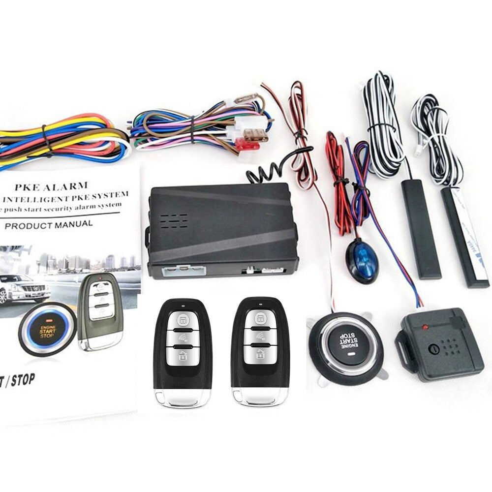 12V Car SUV Keyless Entry Engine Start Alarm-System Push Button Remote Starter. n