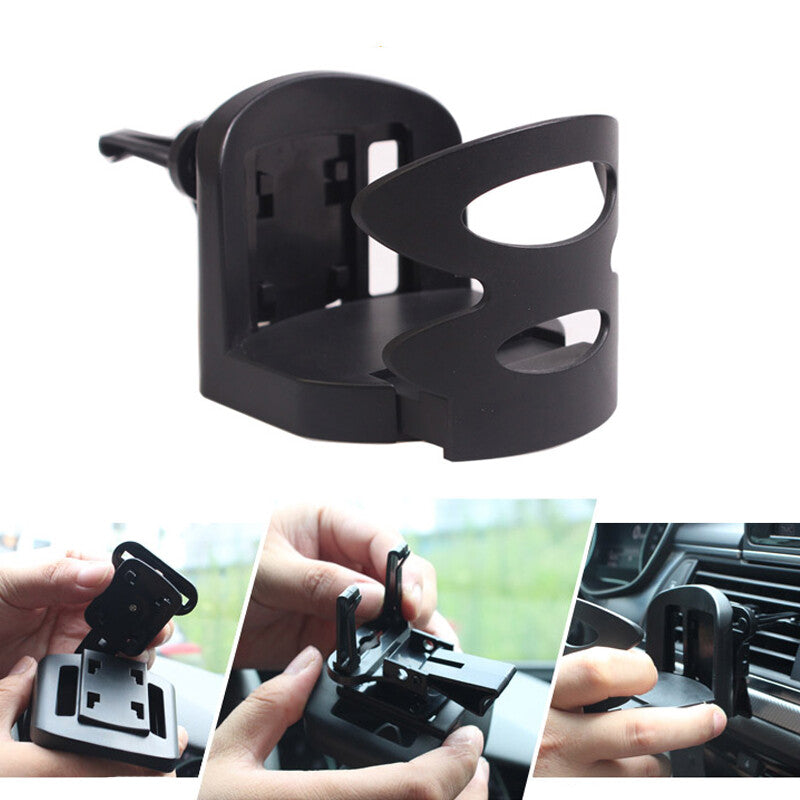 Car retractable cup holder, dashboard AC air socket, bottle beverage holder 1x- n