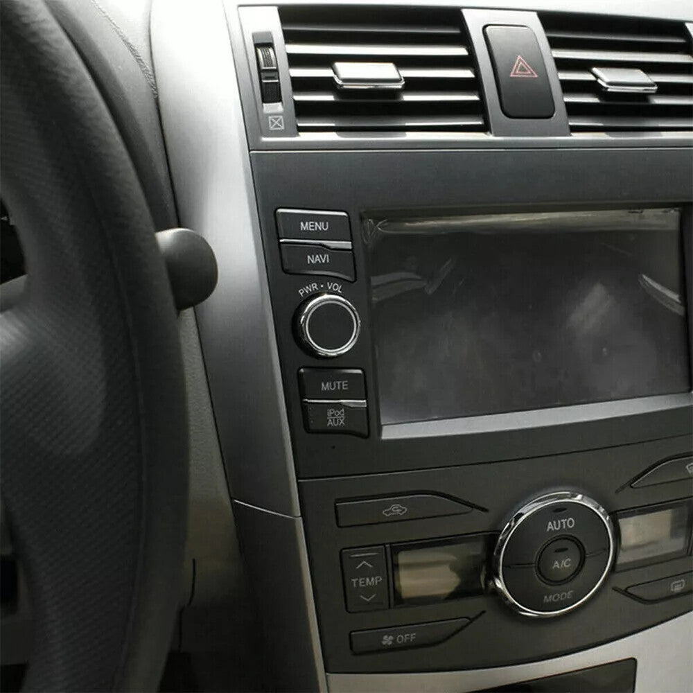 for Corolla 07-13 Car Center Dash A/C Outlet Air Vent Panel Trim Strip v