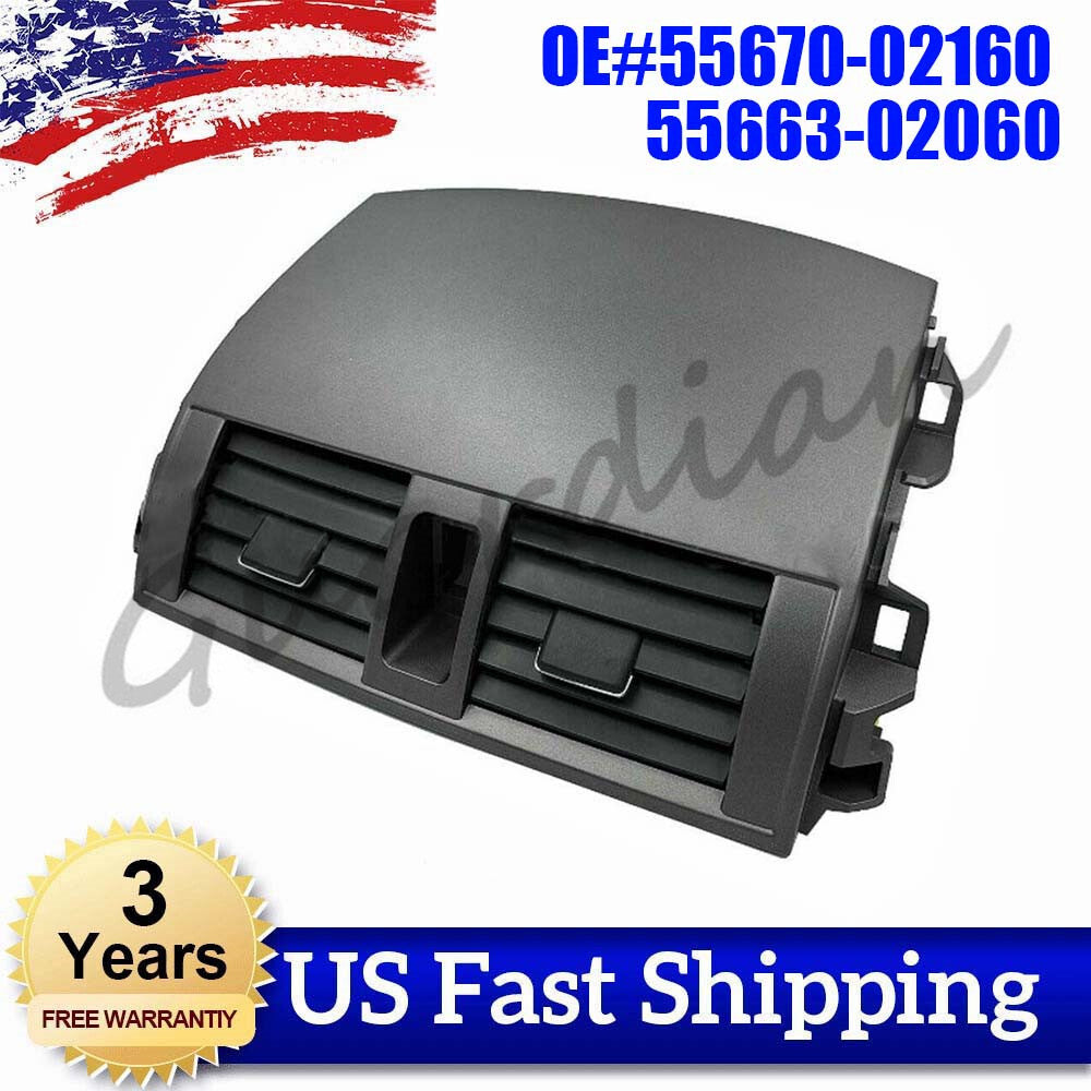 55663-02060 1PC Center Dash A/C Outlet Air Vent Panel for Toyota for Corolla 08-13